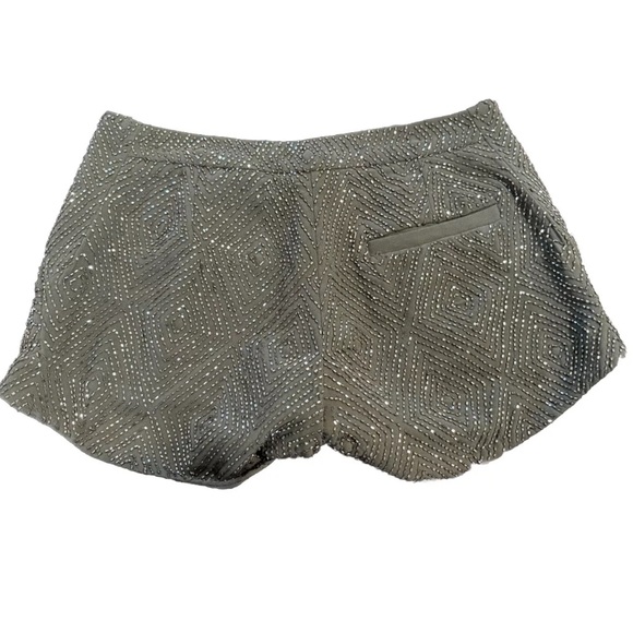 Brazilian  Famous Brand John John -  Black Sparkle Shorts Size S - Picture 3 of 5